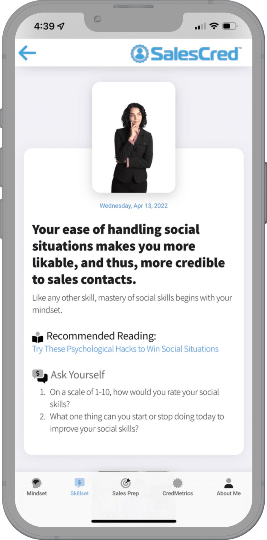 SalesCred sales credibility personal credcoach