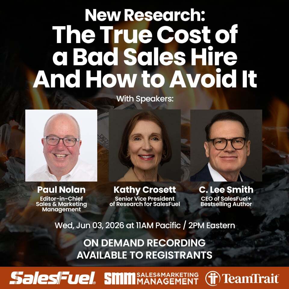 SalesFuel's recent Voice of the Sales Manager™ survey, representing the opinions of sales managers across a well-balanced mix of businesses, presents key insights into the current State of Sales Management in 2026.