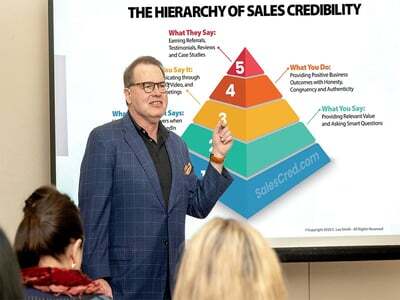 C. Lee Smith, sales trainer, sales training, facilitator, immersive workshops, sales skills, soft skills, credibility, sales credibility, SalesCred