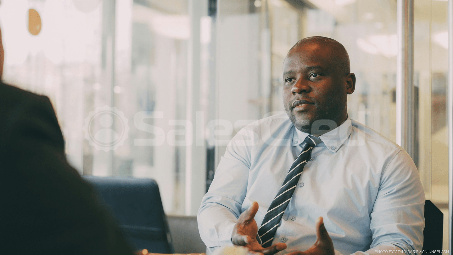 businessman talking
