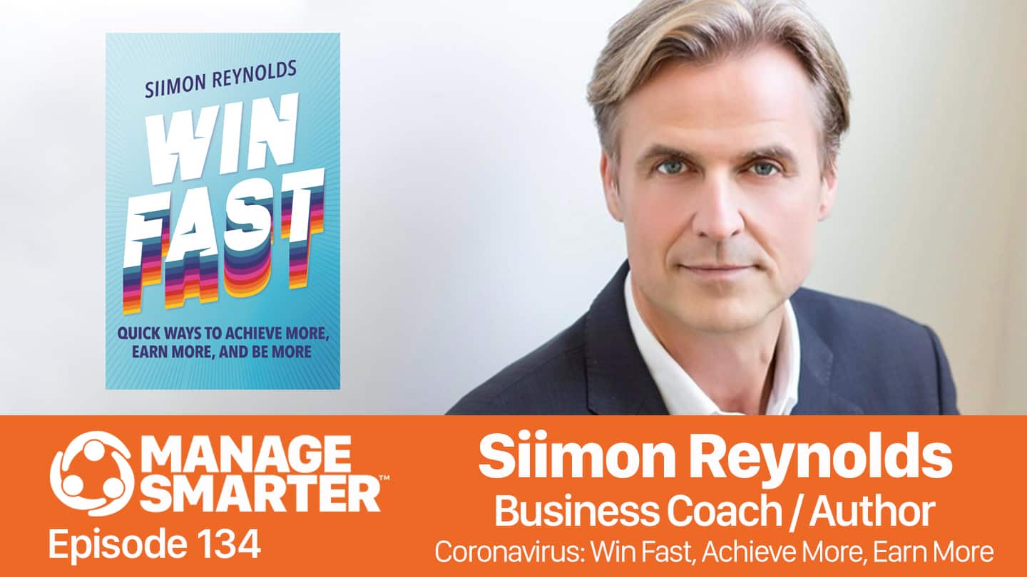 Siimon Reynolds on the Manage Smarter podcast from SalesFuel