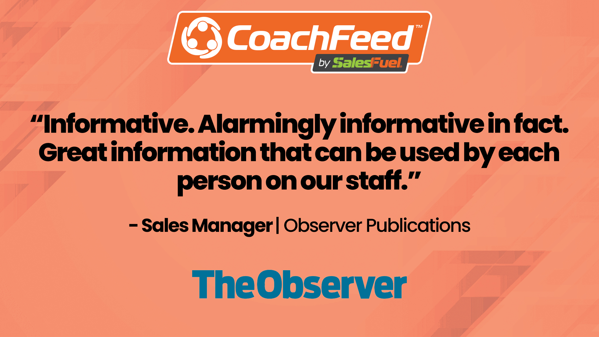 The Observer CoachFeed Review