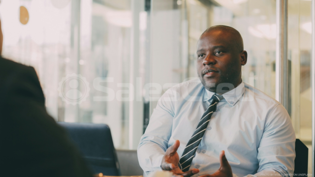 businessman talking